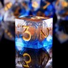 Handmade¬†Liquid Core Dice Set, 7 Counts/set Creative Quicksand¬†Polyhedral¬†Dice for Role