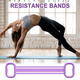 Exercise Resistance Bands - Exercise Stretch Bands Elastic Rope - Strength Training Stretching Hand Exerciser, Home Gym Accessories for Yoga Pilates