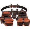 Leather Tool Belt 19 Pocket Multipurpose Pockets Work Organizer Bag