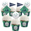 Par-Tee Time - Golf - Cupcake Decoration - Birthday or Retirement Party Cupcake Wrappers and Treat Picks Kit - Set of 24