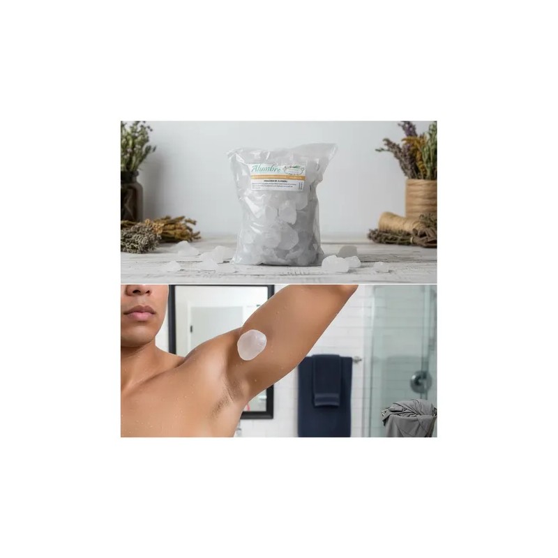 Piedra Alumbre De Potasio Natural 2kg Productos Tenango