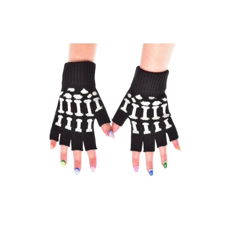 MIJOMA Poizen Industries Fingerless Gloves, BGS Fingerless Gloves, One Size,