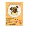 Mouseloft Mini Cross Stitch Kit - Pug, Paw Prints Collection