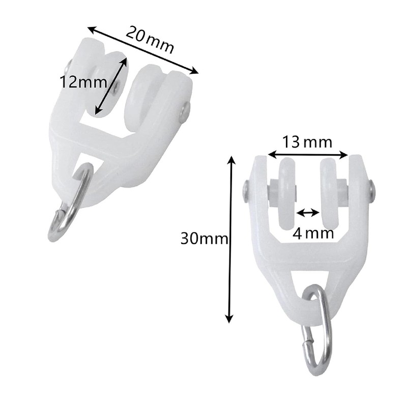Ceiling Curtain Track Flexible Bendable Ceiling Rail Curtain Tracks Set