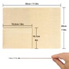 kukmakri 90 PCS Plywood Sheets for Crafts, (72 PCS)6 x