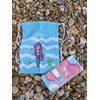 VOCOOL Hooded Poncho Microfiber Towel for 2-7 Years Old Children