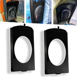 VONLX Speaker Bracket Behind The Seat, Behind Seat Speaker Brackets 6x9 Fit for Chevy 1973-1987 GMC C10 Squarebody 6x9 Speakers Black