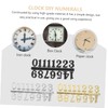 Tofficu 30 Sets DIY Digital Clock Numbers Replacement Parts for