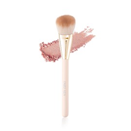 ENZO KEN Angled Blush Brush, Blush Makeup Brush, Detail Blush Brush, Fluffy Blush Brush for Cheeks, Contour Makeup Brushes, Power Contour Brush - Gold and Pink, 11L04B