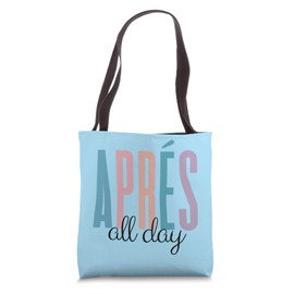 Aprés All Day Trendy Winter Sports Women’s Casual Oversized Tote Bag