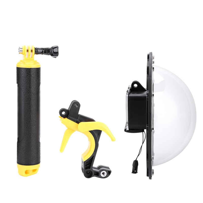 TELESIN Professional Dome Port Waterproof Case Housing for GoPro Hero