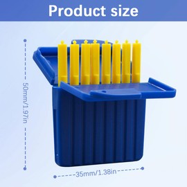 Hearing Aid Filters for Starkey 1.2mm, 8 Pcs Replacement Wax Filters for ITE, CIS, RIC, ITC Hearing Aids, Hearing Aid Cleaning Accessories Kit & Removal Tool