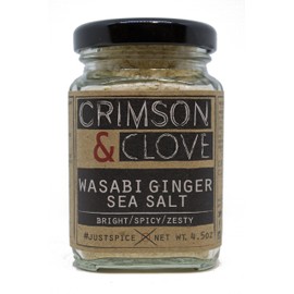 Wasabi Ginger Sea Salt by Crimson and Clove (4.5 oz.)