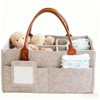 DZS Diaper Caddy Organizer, Large Collapsible Storage Caddy, Portable Household