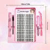 Kit Para Extensiones De Pestañas, Que Incluye Pinzas Y Pegam