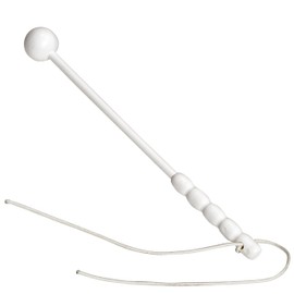MUSIC STORE Lyra Beater Accessory for Marching Drums Plastic Handle Suitable for Lyra White