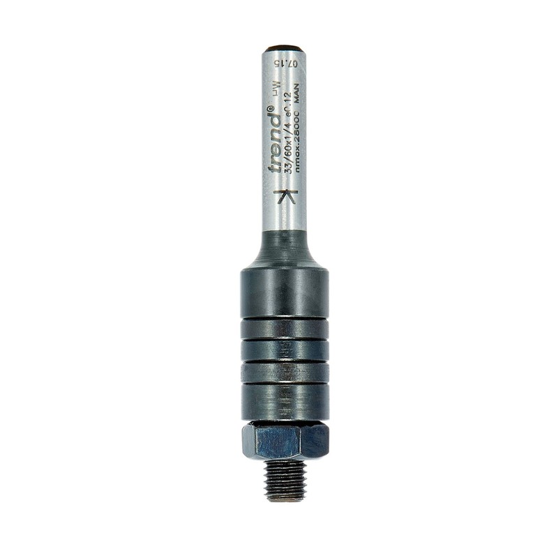 Trend Professional Arbor 33/60 for 1/4 Bore Tools, 1/4 Inch