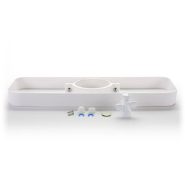 Hydronix FLK-Kit Undersink RO Reverse Osmosis Filtration System Water Leak Detector Safety Valve Kit with Tray