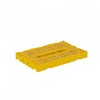 Ay-Kasa Folding Crate, Sturdy Folding Box, Plastic, Stackable, Yellow, Mini
