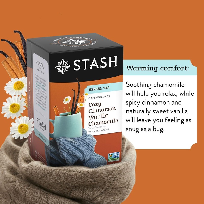 Stash Tea 3 Pack - Stash Tea Cozy Cinnamon Vanilla