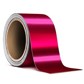 VViViD Satin Chrome Pink Air-Release Adhesive Vinyl Pinstripe Tape Roll (2 Inch x 20ft)