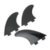 3Pcs Surfboard Fins PVC Quick Release Replacement Tri Fin Set