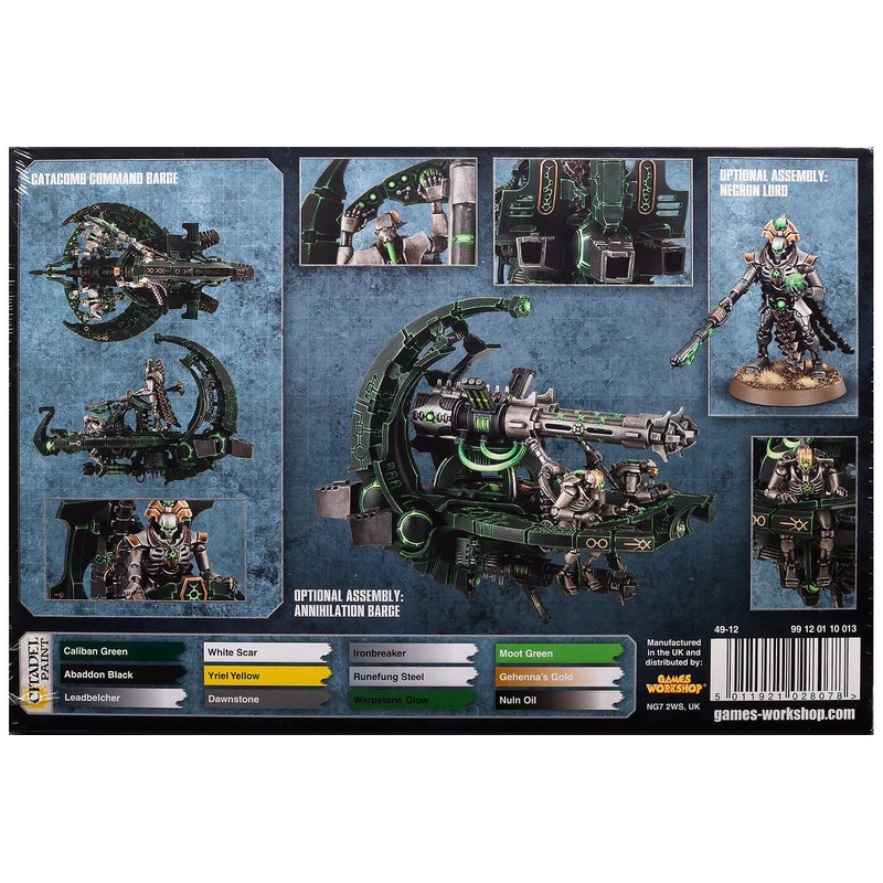 Warhammer 40,000 Necron Catacomb Command Barge/Annihilation Barge (2011, 1 Figure)