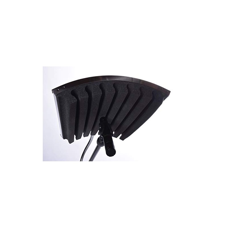 LyxPro Vocal Booth 40 Portable Acoustic Isolation Instrument Shield, Sound