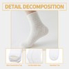 TOCONFFON Women's Cuddly Fluffy Socks, Soft Socks, Plush Socks, 5,