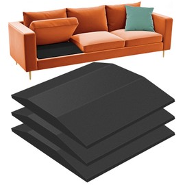 HZCGJMY Couch Cushion Support for Sagging Seat Firm Density Foam Insert Trapezoidal Sofa Cushion Support Replacement for Furniture Sagging Couch Support Under Cushion 3PC