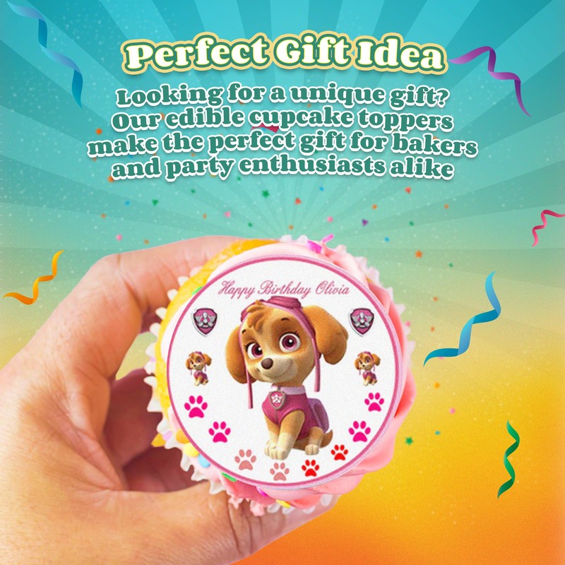 Custom Cupcake Topper: Create Your Special Event with Custom Edible