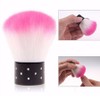 Linogel Nail Dust Plush, Pink, 1 Piece, Dust Brush, For