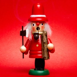 Sikora RM-G Mini Wooden Incense Smoker Height Approx. 12 cm Colour / Model: G5 Lumberjack Red