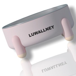 LUWALLNEY Stainless Steel Dog Bowl and Cat Bowls,No Spill Water Bowl for Dogs,Metal Dog Bowls and Cat Bowls for Indoor Cats,Puppy Bowls for Small Dogs Medium,Cat Dishes for Food and Water (Pink)