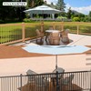 Patio Umbrella Holder Parasol Holder for Deck Railings Outdoor Umbrella