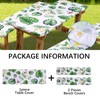 SUQ I OME Picnic Table Cover with Bench Covers Camping