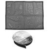 Fireplace Screen PVC Spark Guard Cover Safe Mesh Gate Dustproof