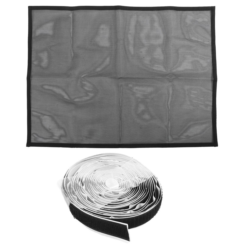 Fireplace Screen PVC Spark Guard Cover Safe Mesh Gate Dustproof