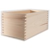Rectangular Wooden Open Container Display Box | 23.5 x 12.5