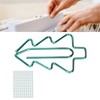 100Pcs Paper Clips Cute Unique Tree Shape Electroplating Process Lightweight