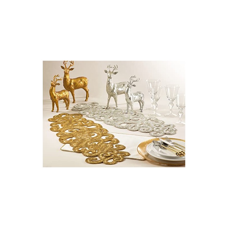 Beaded Design Table Runner