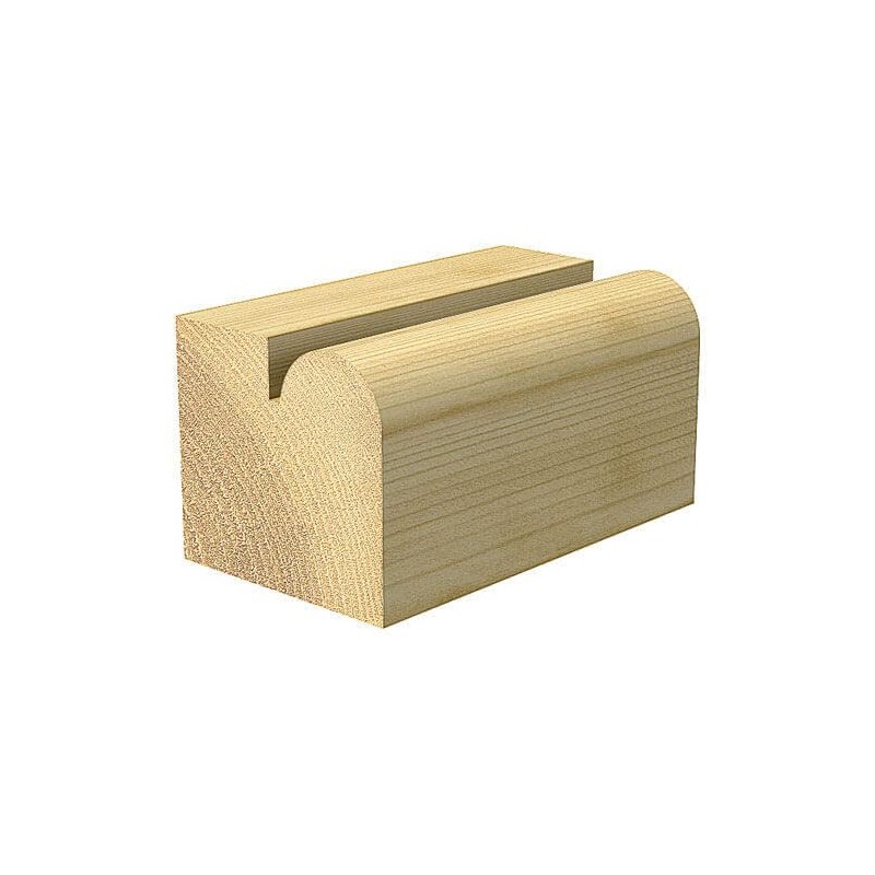 Trend CraftPro Corner Bead Router Cutter, 1/4 Inch Shank, 22.3mm