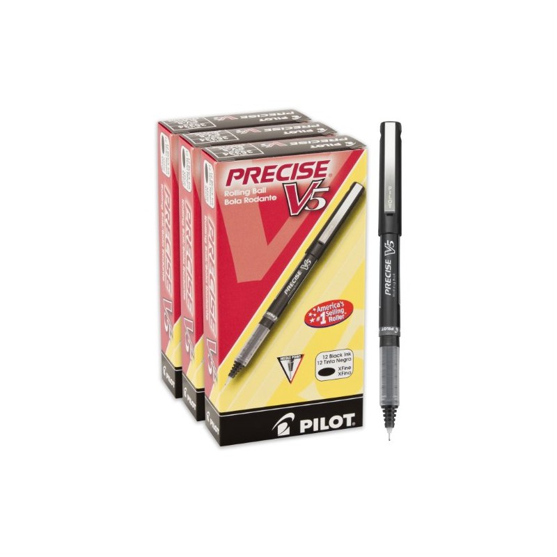 Pilot Precise V5 Stick Rolling Ball Pens, Extra Fine Point,