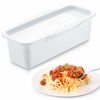Microwave Pasta Cooker With Strainer Lid,pasta Cooker In Microwave Makes