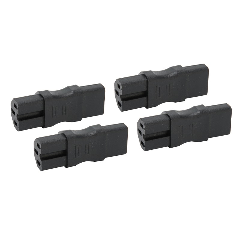 4pcs IEC320 C13 to IEC320 C15 Power Adapter Professional Standard