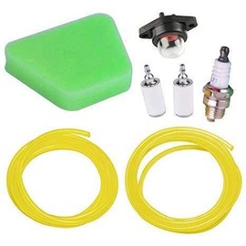 HPENP Air Fuel Filter Primer Bulb Fuel Line Spark Plug for Poulan Craftsman Chainsaw Replaces 530037793 530095646 530071835 188-513-1