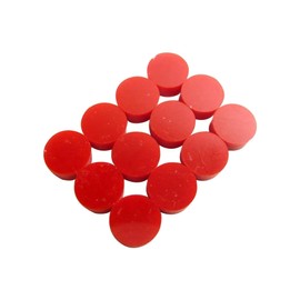 Guitar Fingerboard Dot Position Markers - 1/4" - Red