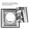 4 Inches Metal Dryer Vent Cover Outdoor Stainless Steel Louvered
