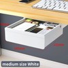 Closiq Desk Drawer Organizer – Self Adhesive Hidden Compartments for
