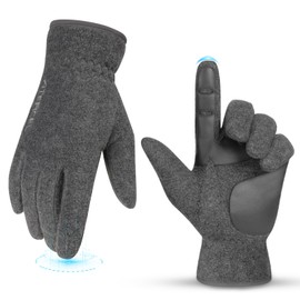 ATERCEL Winter Gloves Men Women Polar Fleece Gloves for Cold Weather with Touchscreen Fingers for Running, Cycling, Driving